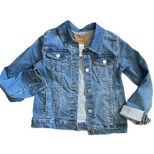 Levi’s Ling Sleeve button up Jean Jacket size Large
